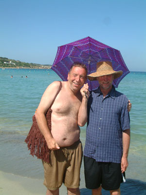 Weather and climate in Malta, you might look like a twerp but a hat and umbrella will help prevent sun stroke and sunburn